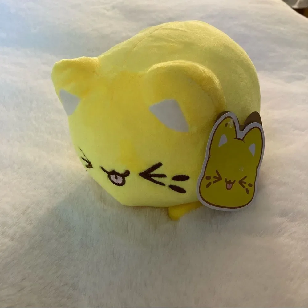 Aurora Peach Lemon Meowchi 7” Plush Yellow Plushie 7 Inches Stuffed Animal Cat